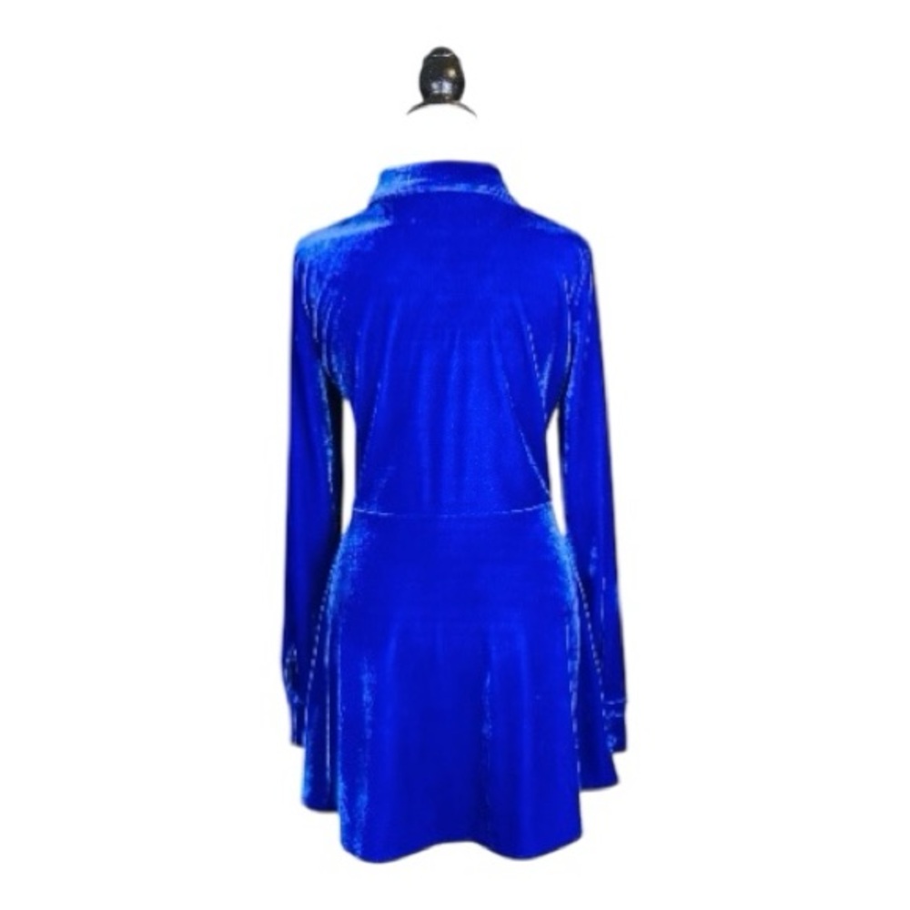 Urban Outfitters 70s Style Retro Indie Sleaze Coquette Velvet Maximalism Dress M - Picture 3 of 8